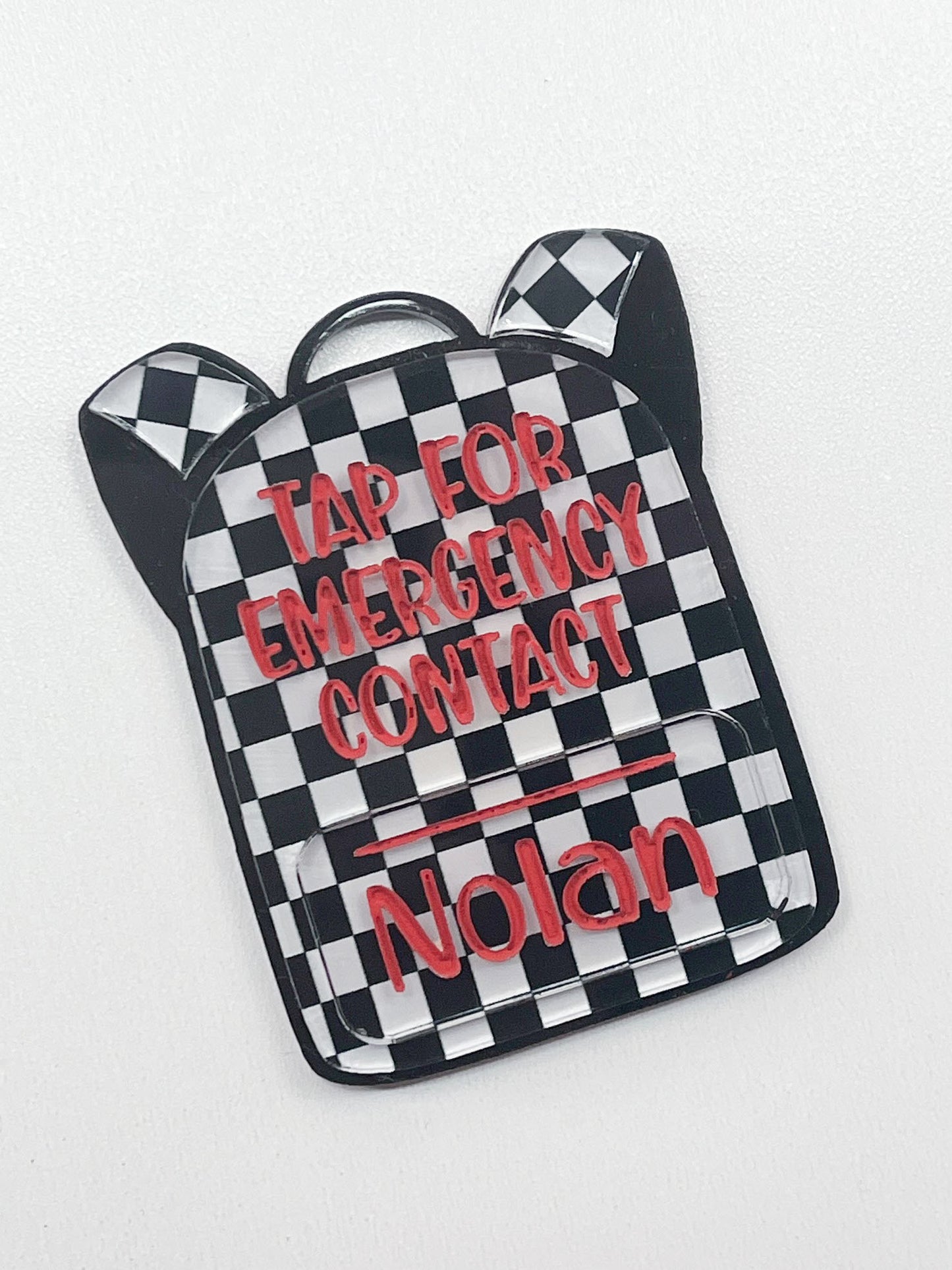 Emergency Contact NFC Keychain