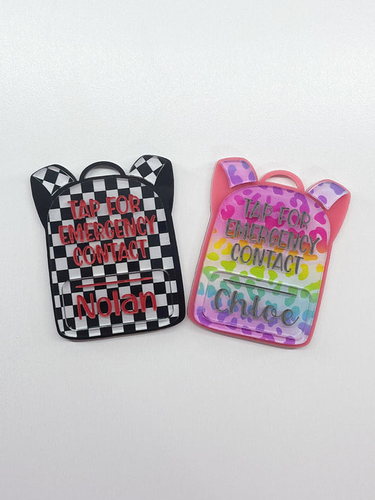 Emergency Contact NFC Keychain