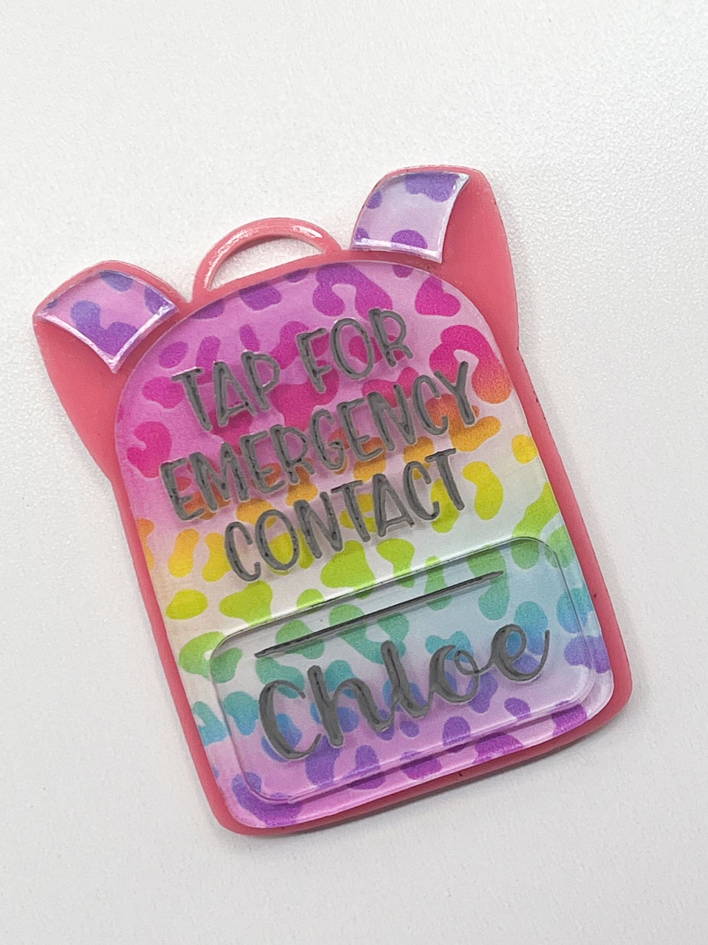 Emergency Contact NFC Keychain